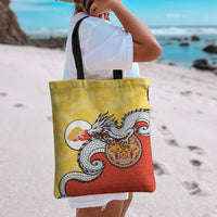 Bhutan Tote Bag Druk Thunder Dragon Pattern