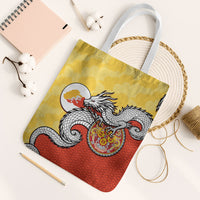 Bhutan Tote Bag Druk Thunder Dragon Pattern