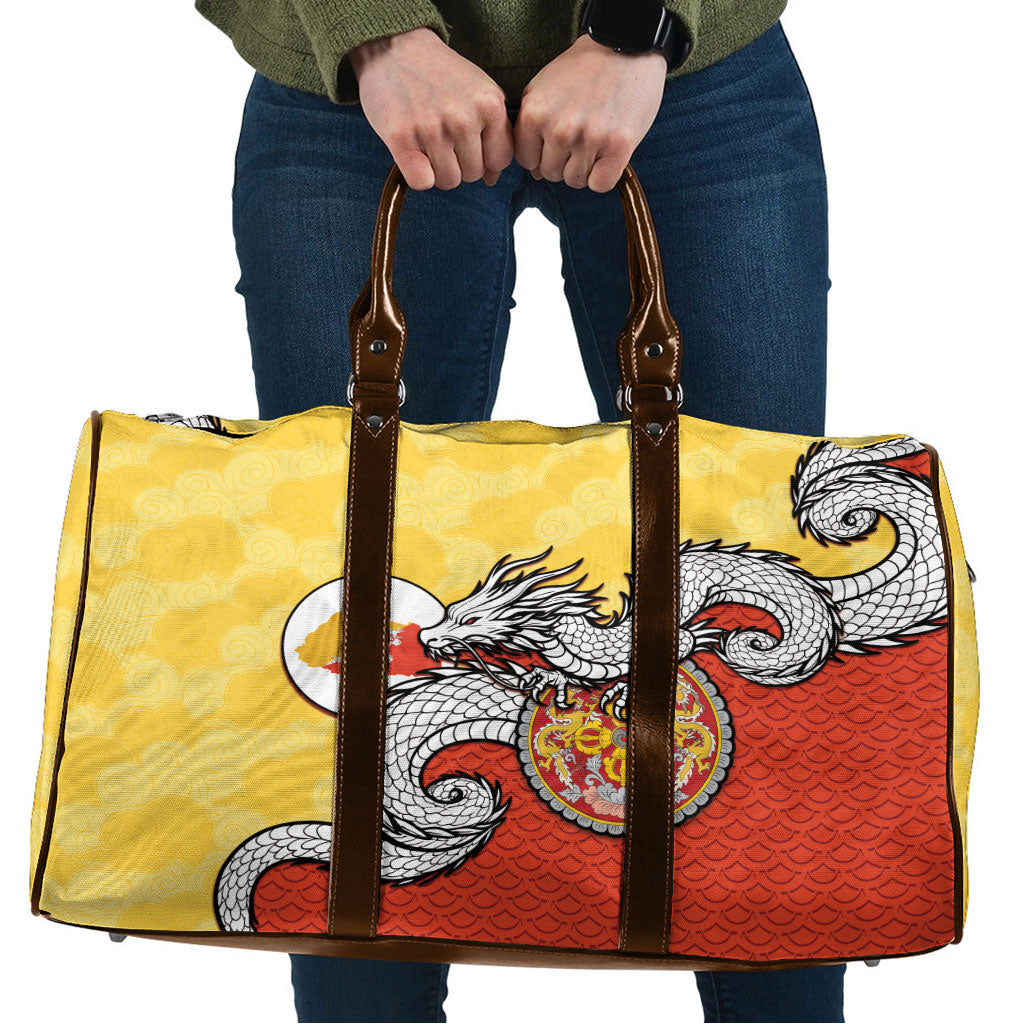 Bhutan Travel Bag Druk Thunder Dragon Pattern