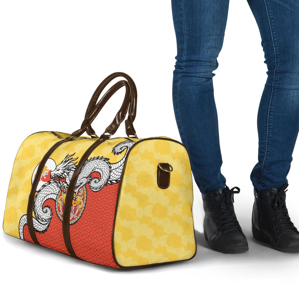 Bhutan Travel Bag Druk Thunder Dragon Pattern