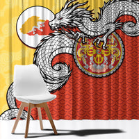 Bhutan Window Curtain Druk Thunder Dragon Pattern
