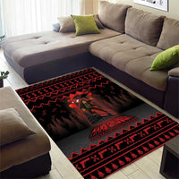 Xmas Eve 1988 Area Rug It Is Not Christmas Unil Hans Gruber Falls From Nakatomi Plaza - Wonder Print Shop