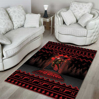 Xmas Eve 1988 Area Rug It Is Not Christmas Unil Hans Gruber Falls From Nakatomi Plaza - Wonder Print Shop