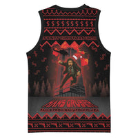 Xmas Eve 1988 Basketball Jersey It Is Not Christmas Unil Hans Gruber Falls From Nakatomi Plaza - Wonder Print Shop