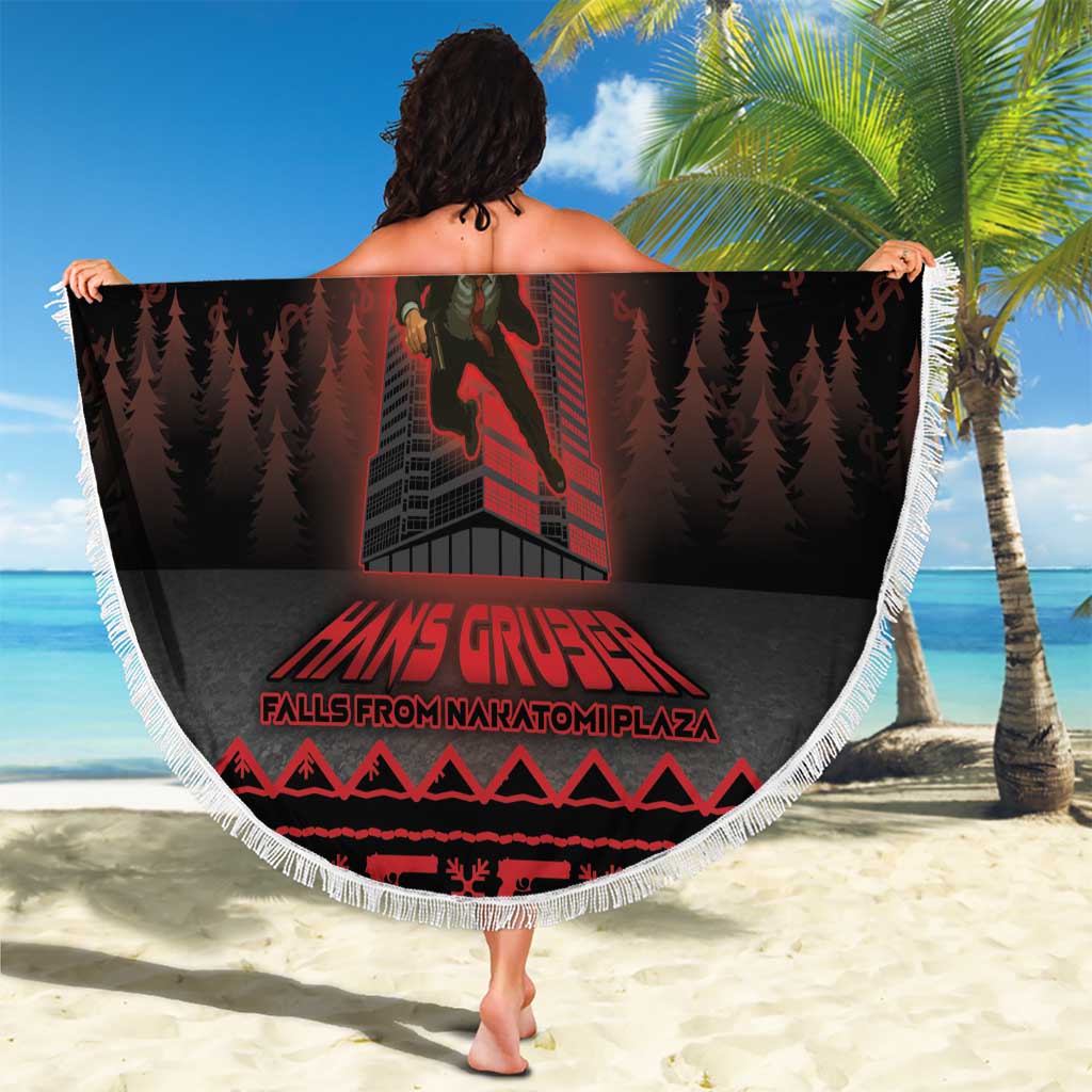 Xmas Eve 1988 Beach Blanket It Is Not Christmas Unil Hans Gruber Falls From Nakatomi Plaza - Wonder Print Shop