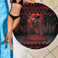 Xmas Eve 1988 Beach Blanket It Is Not Christmas Unil Hans Gruber Falls From Nakatomi Plaza - Wonder Print Shop