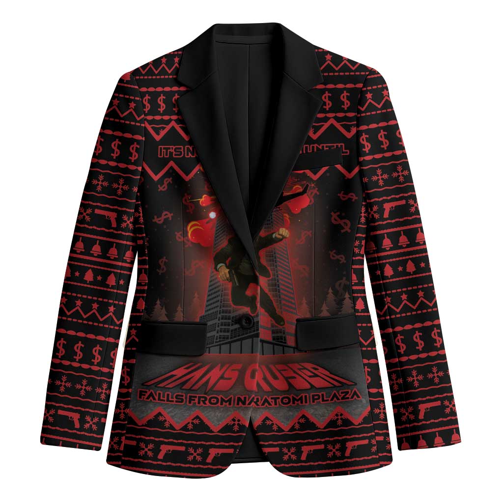 Xmas Eve 1988 Blazer It Is Not Christmas Unil Hans Gruber Falls From Nakatomi Plaza - Wonder Print Shop