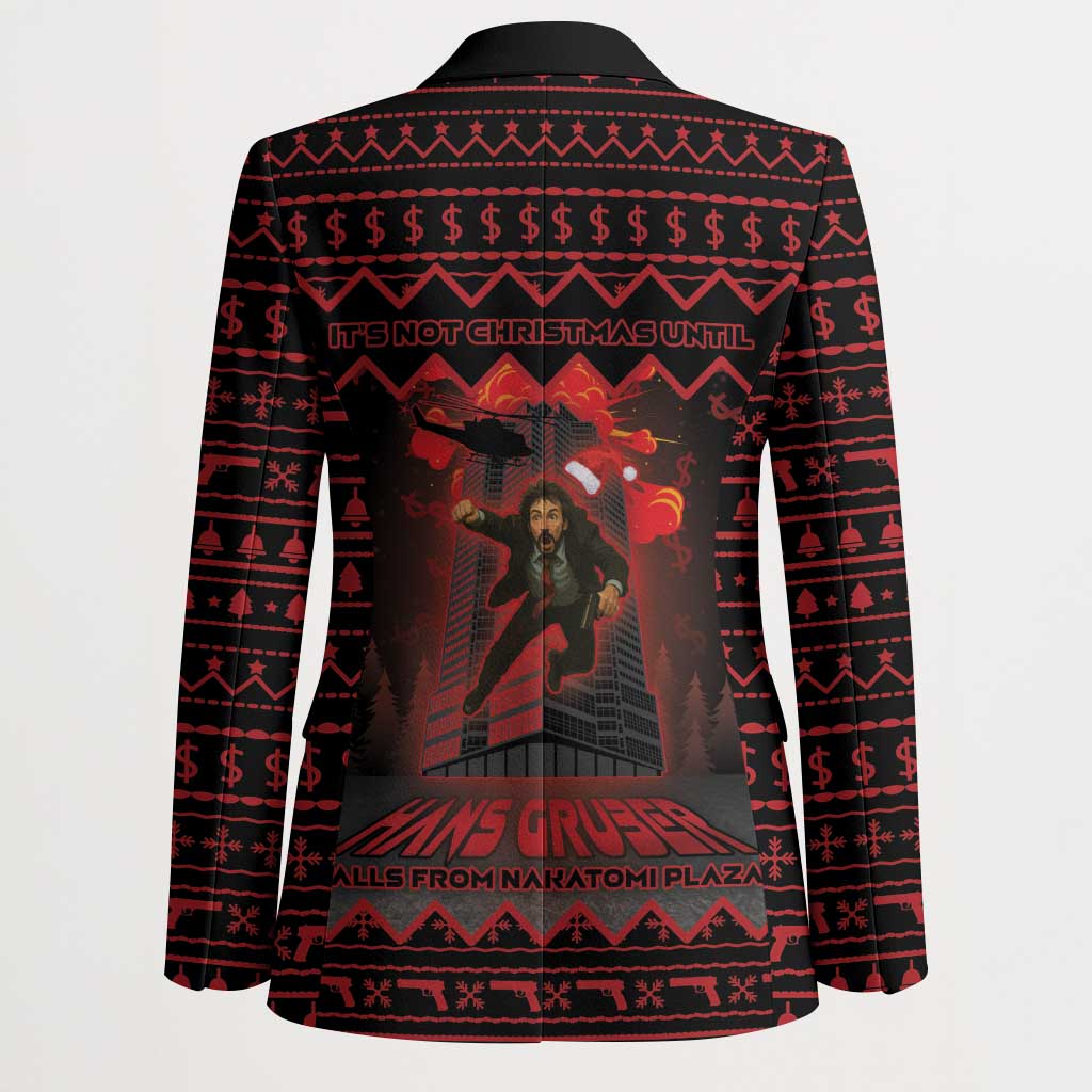 Xmas Eve 1988 Blazer It Is Not Christmas Unil Hans Gruber Falls From Nakatomi Plaza - Wonder Print Shop