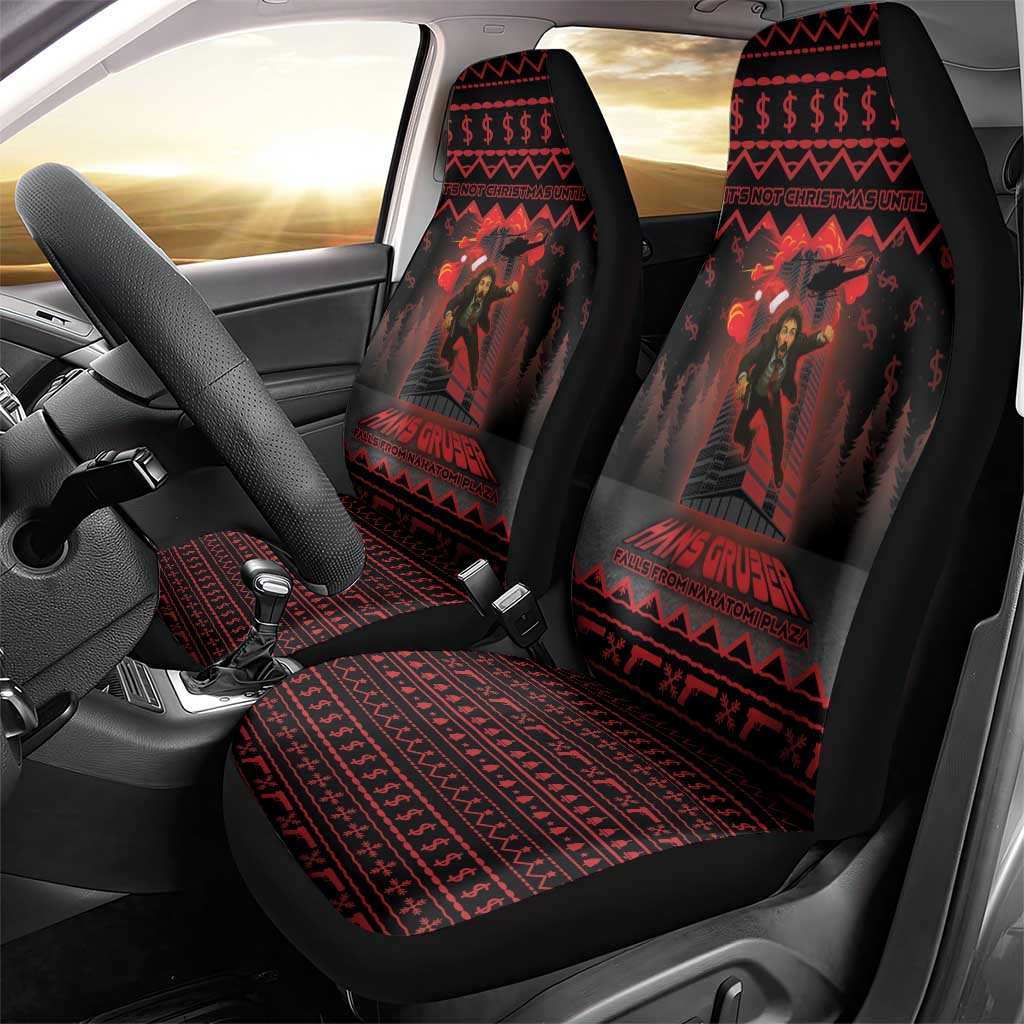 Xmas Eve 1988 Car Seat Cover It Is Not Christmas Unil Hans Gruber Falls From Nakatomi Plaza - Wonder Print Shop