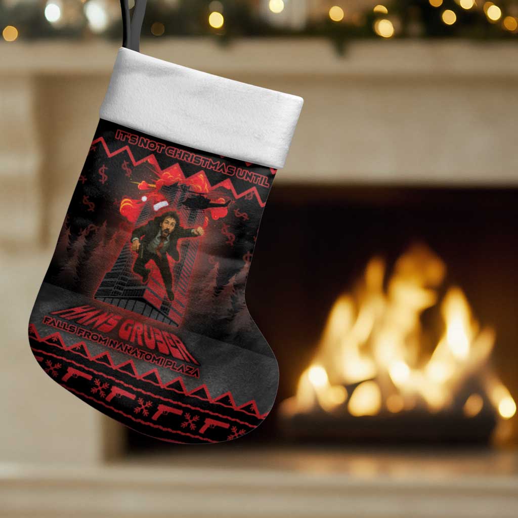 Xmas Eve 1988 Christmas Stocking It Is Not Christmas Unil Hans Gruber Falls From Nakatomi Plaza - Wonder Print Shop