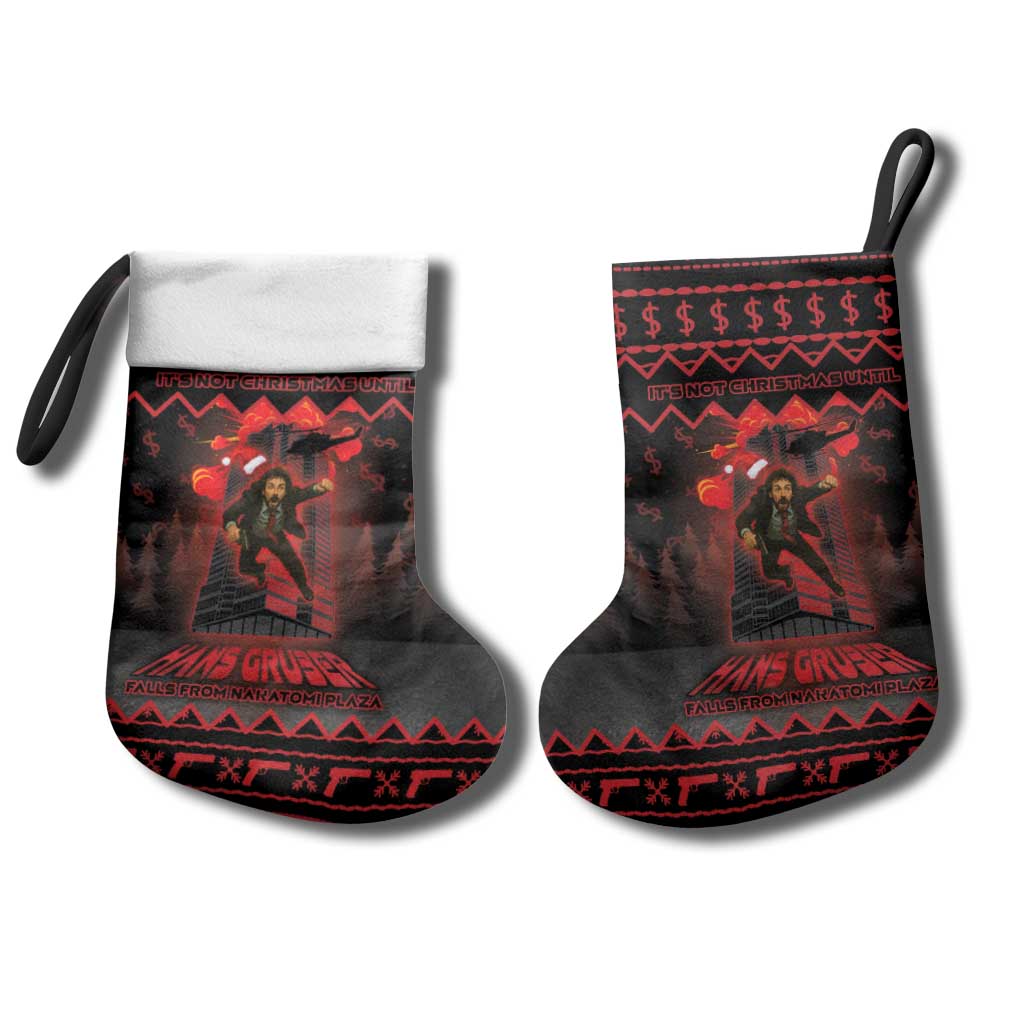 Xmas Eve 1988 Christmas Stocking It Is Not Christmas Unil Hans Gruber Falls From Nakatomi Plaza - Wonder Print Shop