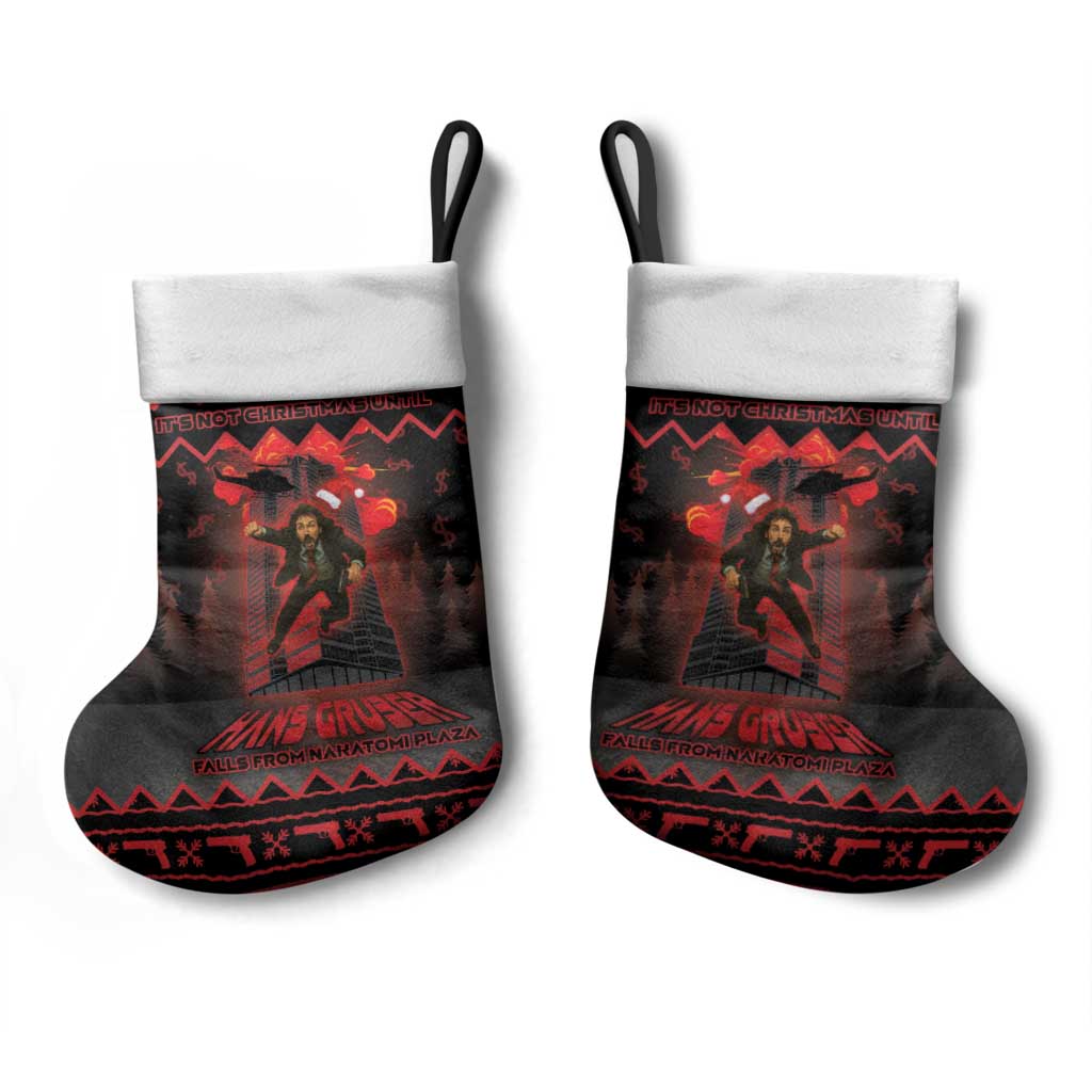Xmas Eve 1988 Christmas Stocking It Is Not Christmas Unil Hans Gruber Falls From Nakatomi Plaza - Wonder Print Shop