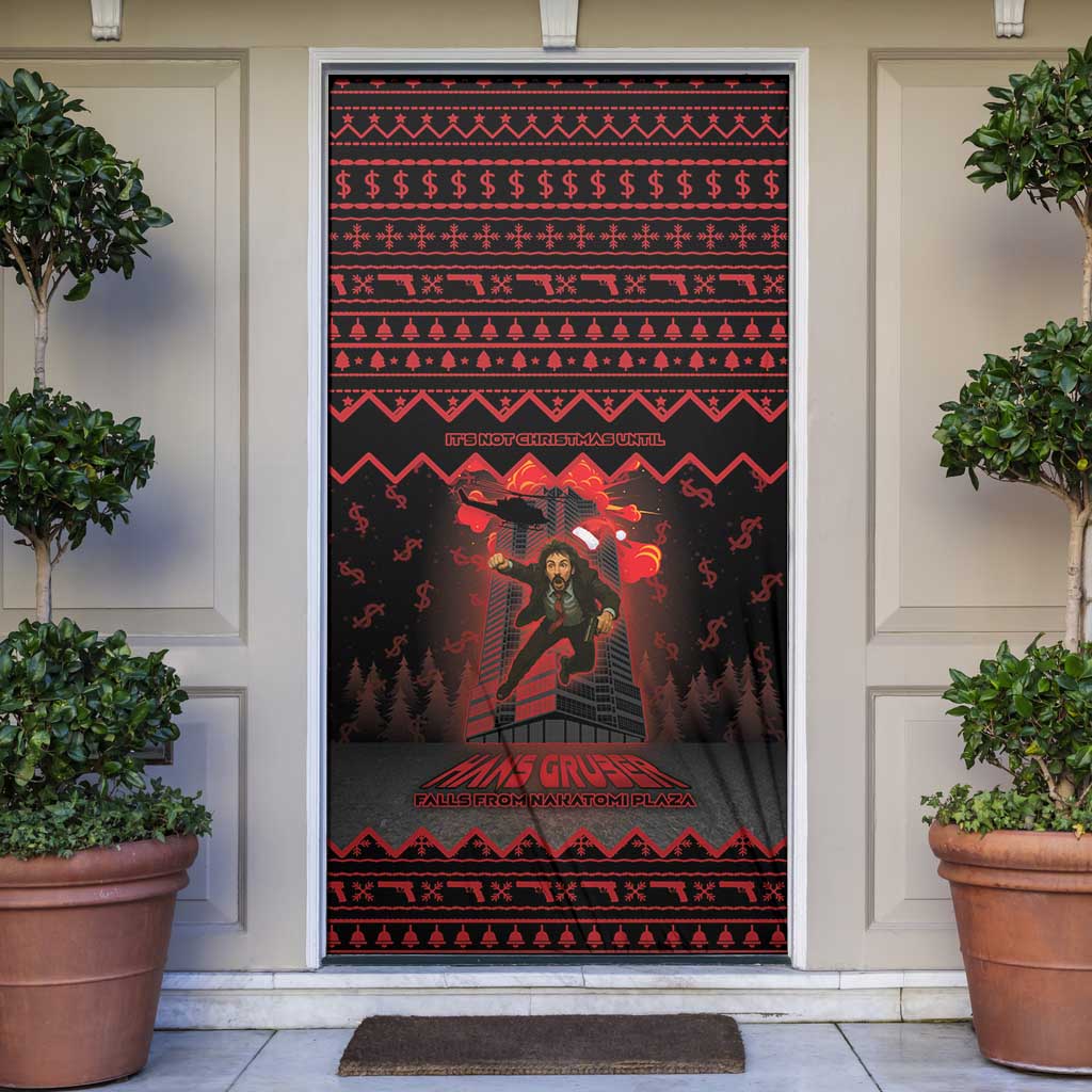 Xmas Eve 1988 Door Cover It Is Not Christmas Unil Hans Gruber Falls From Nakatomi Plaza - Wonder Print Shop