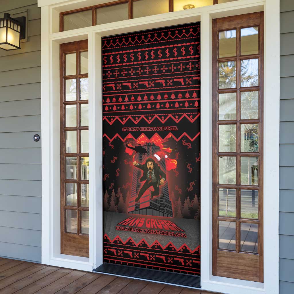 Xmas Eve 1988 Door Cover It Is Not Christmas Unil Hans Gruber Falls From Nakatomi Plaza - Wonder Print Shop