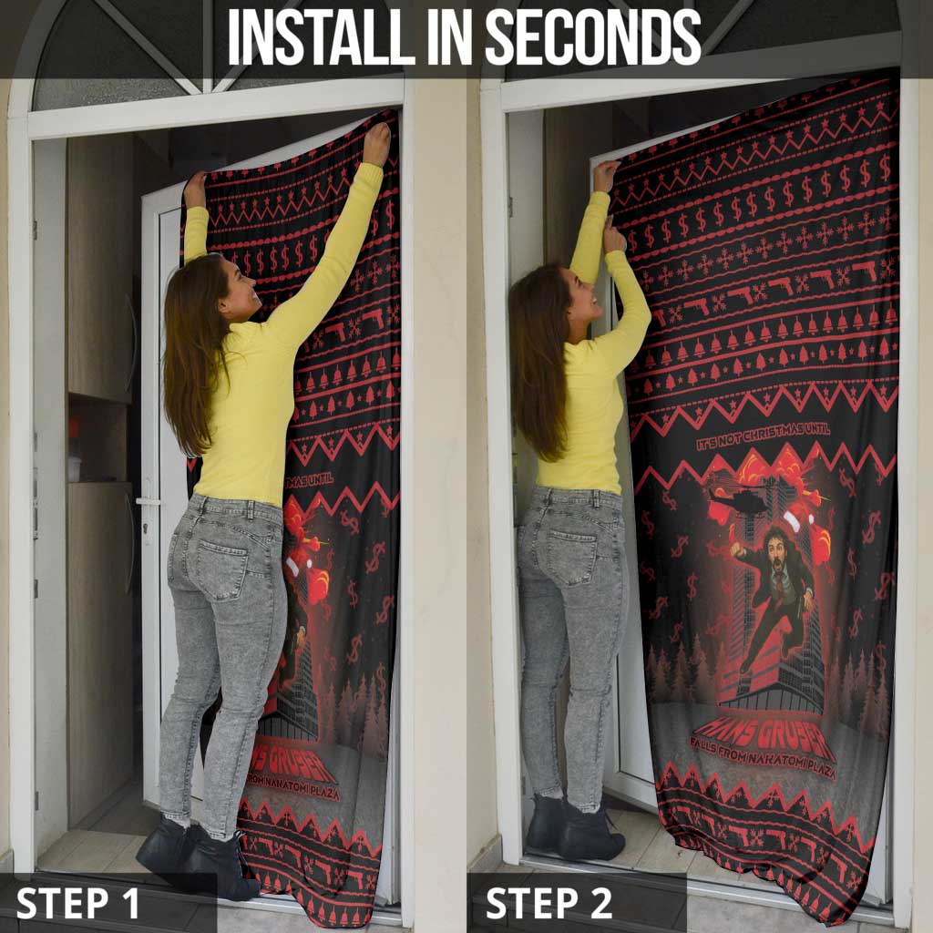 Xmas Eve 1988 Door Cover It Is Not Christmas Unil Hans Gruber Falls From Nakatomi Plaza - Wonder Print Shop