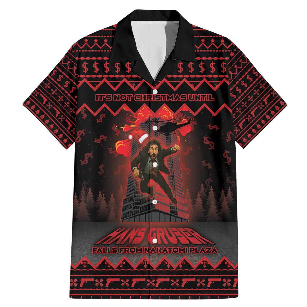 Xmas Eve 1988 Family Matching Mermaid Dress and Hawaiian Shirt It Is Not Christmas Unil Hans Gruber Falls From Nakatomi Plaza - Wonder Print Shop