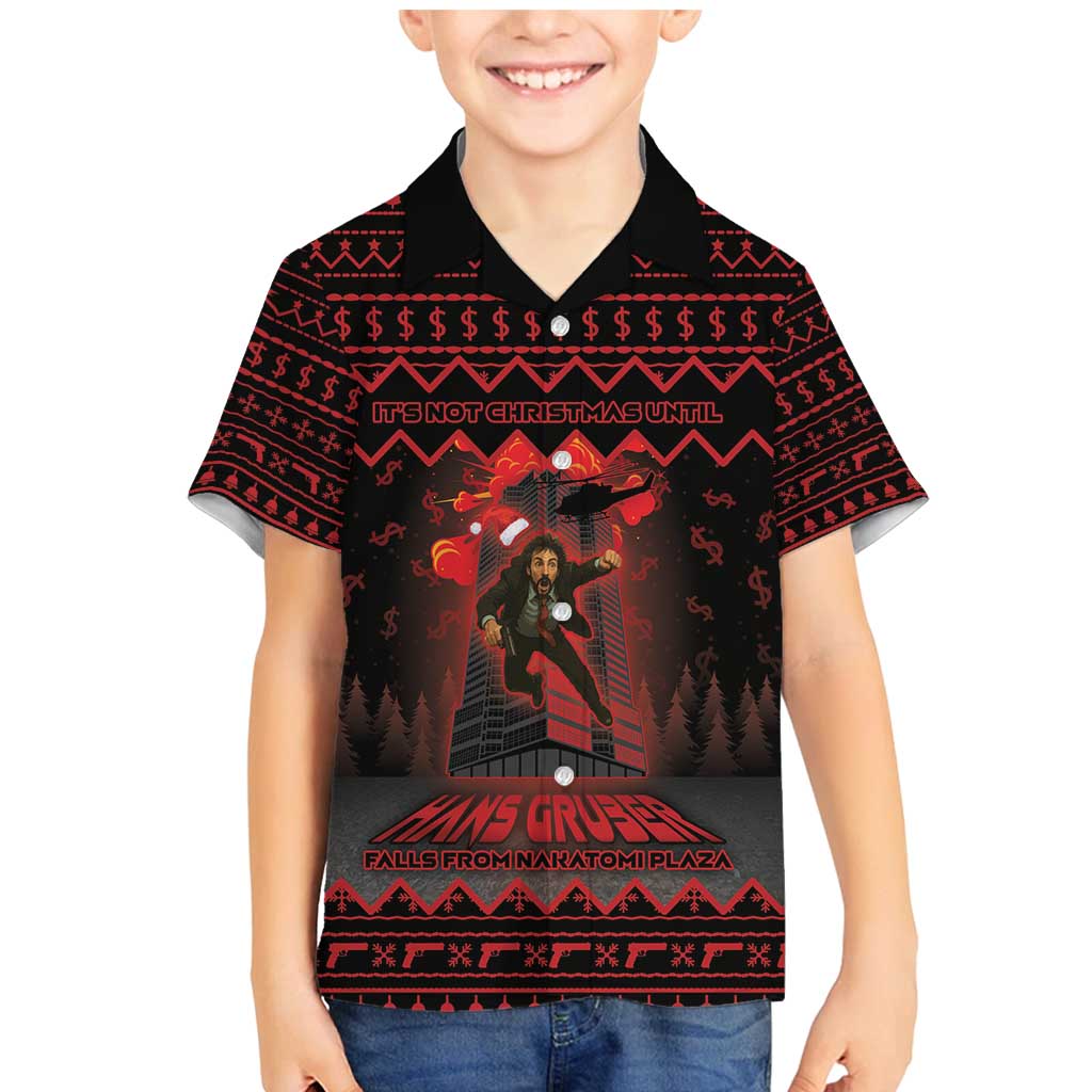 Xmas Eve 1988 Family Matching Mermaid Dress and Hawaiian Shirt It Is Not Christmas Unil Hans Gruber Falls From Nakatomi Plaza - Wonder Print Shop