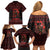 Xmas Eve 1988 Family Matching Off Shoulder Short Dress and Hawaiian Shirt It Is Not Christmas Unil Hans Gruber Falls From Nakatomi Plaza - Wonder Print Shop