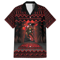 Xmas Eve 1988 Family Matching Puletasi and Hawaiian Shirt It Is Not Christmas Unil Hans Gruber Falls From Nakatomi Plaza - Wonder Print Shop