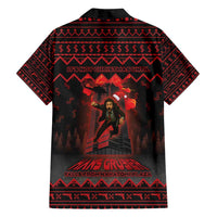 Xmas Eve 1988 Family Matching Puletasi and Hawaiian Shirt It Is Not Christmas Unil Hans Gruber Falls From Nakatomi Plaza - Wonder Print Shop