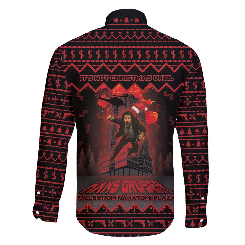 Xmas Eve 1988 Family Matching Puletasi and Hawaiian Shirt It Is Not Christmas Unil Hans Gruber Falls From Nakatomi Plaza - Wonder Print Shop