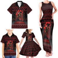 Xmas Eve 1988 Family Matching Tank Maxi Dress and Hawaiian Shirt It Is Not Christmas Unil Hans Gruber Falls From Nakatomi Plaza - Wonder Print Shop