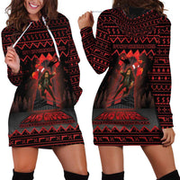 Xmas Eve 1988 Hoodie Dress It Is Not Christmas Unil Hans Gruber Falls From Nakatomi Plaza - Wonder Print Shop