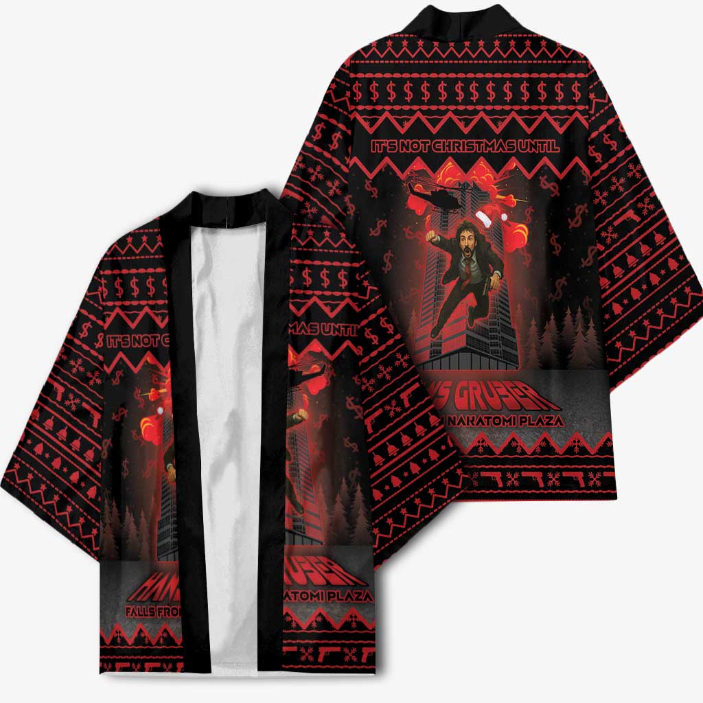 Xmas Eve 1988 Kimono It Is Not Christmas Unil Hans Gruber Falls From Nakatomi Plaza - Wonder Print Shop