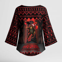 Xmas Eve 1988 Kimono Sleeve Blouse It Is Not Christmas Unil Hans Gruber Falls From Nakatomi Plaza - Wonder Print Shop