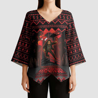 Xmas Eve 1988 Kimono Sleeve Blouse It Is Not Christmas Unil Hans Gruber Falls From Nakatomi Plaza - Wonder Print Shop
