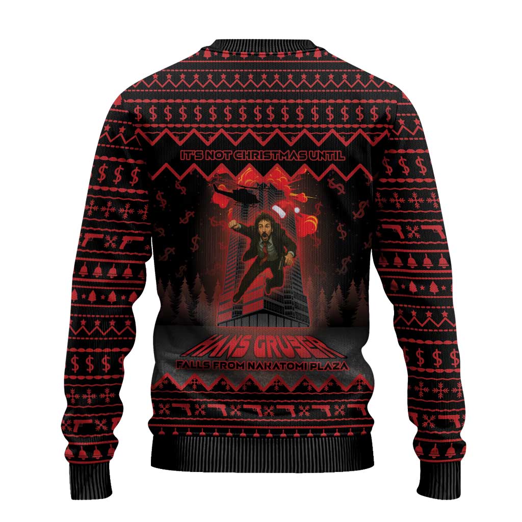 Xmas Eve 1988 Ugly Christmas Sweater It Is Not Christmas Unil Hans Gruber Falls From Nakatomi Plaza - Wonder Print Shop