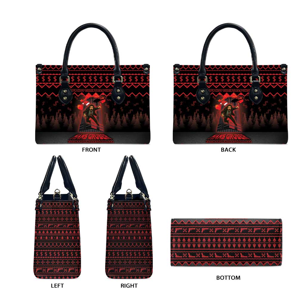 Xmas Eve 1988 Leather Bag It Is Not Christmas Unil Hans Gruber Falls From Nakatomi Plaza - Wonder Print Shop