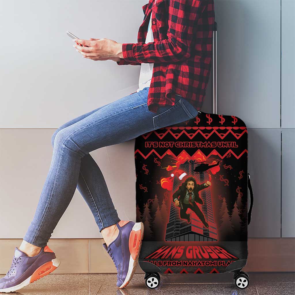 Xmas Eve 1988 Luggage Cover It Is Not Christmas Unil Hans Gruber Falls From Nakatomi Plaza - Wonder Print Shop