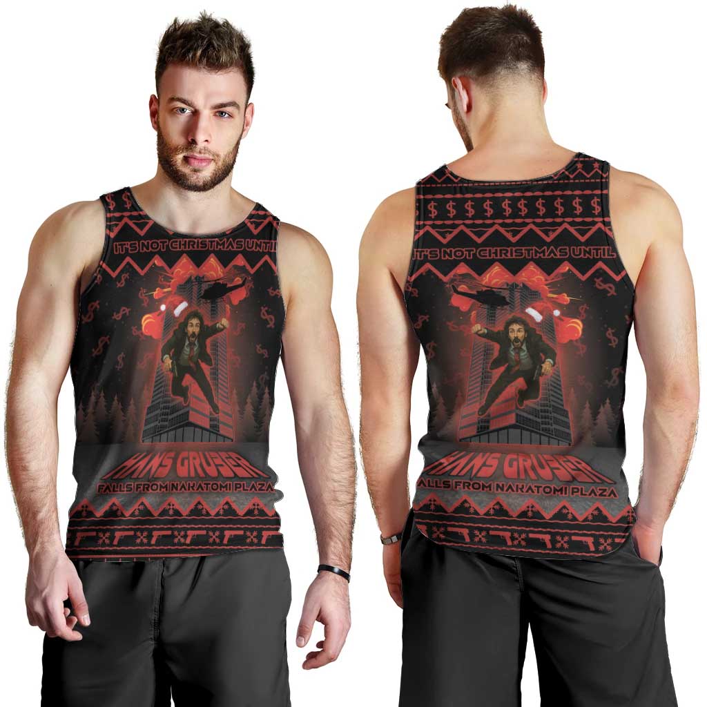 Xmas Eve 1988 Men Tank Top It Is Not Christmas Unil Hans Gruber Falls From Nakatomi Plaza - Wonder Print Shop