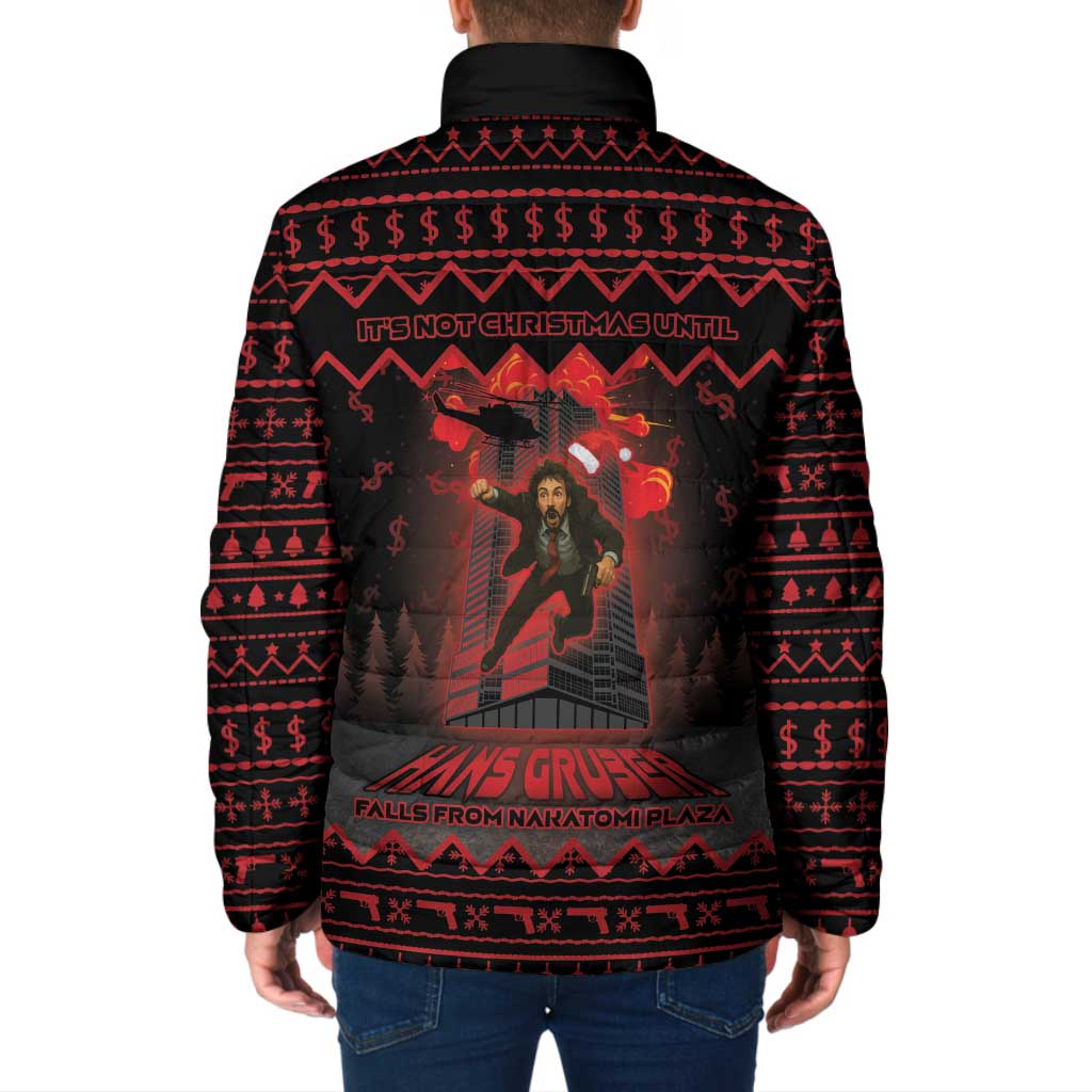 Xmas Eve 1988 Padded Jacket It Is Not Christmas Unil Hans Gruber Falls From Nakatomi Plaza - Wonder Print Shop