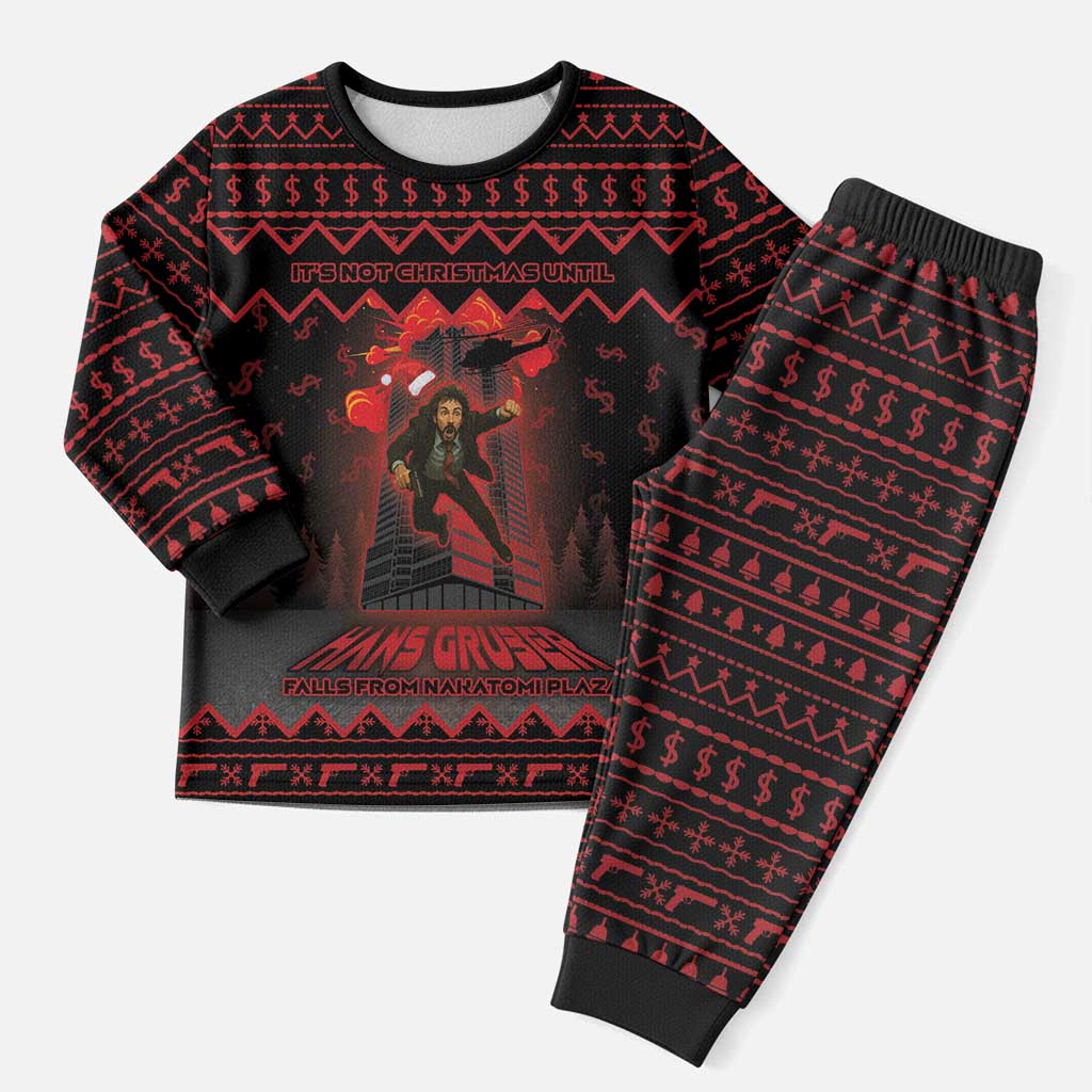 Xmas Eve 1988 Christmas Pajama Set It Is Not Christmas Unil Hans Gruber Falls From Nakatomi Plaza - Wonder Print Shop