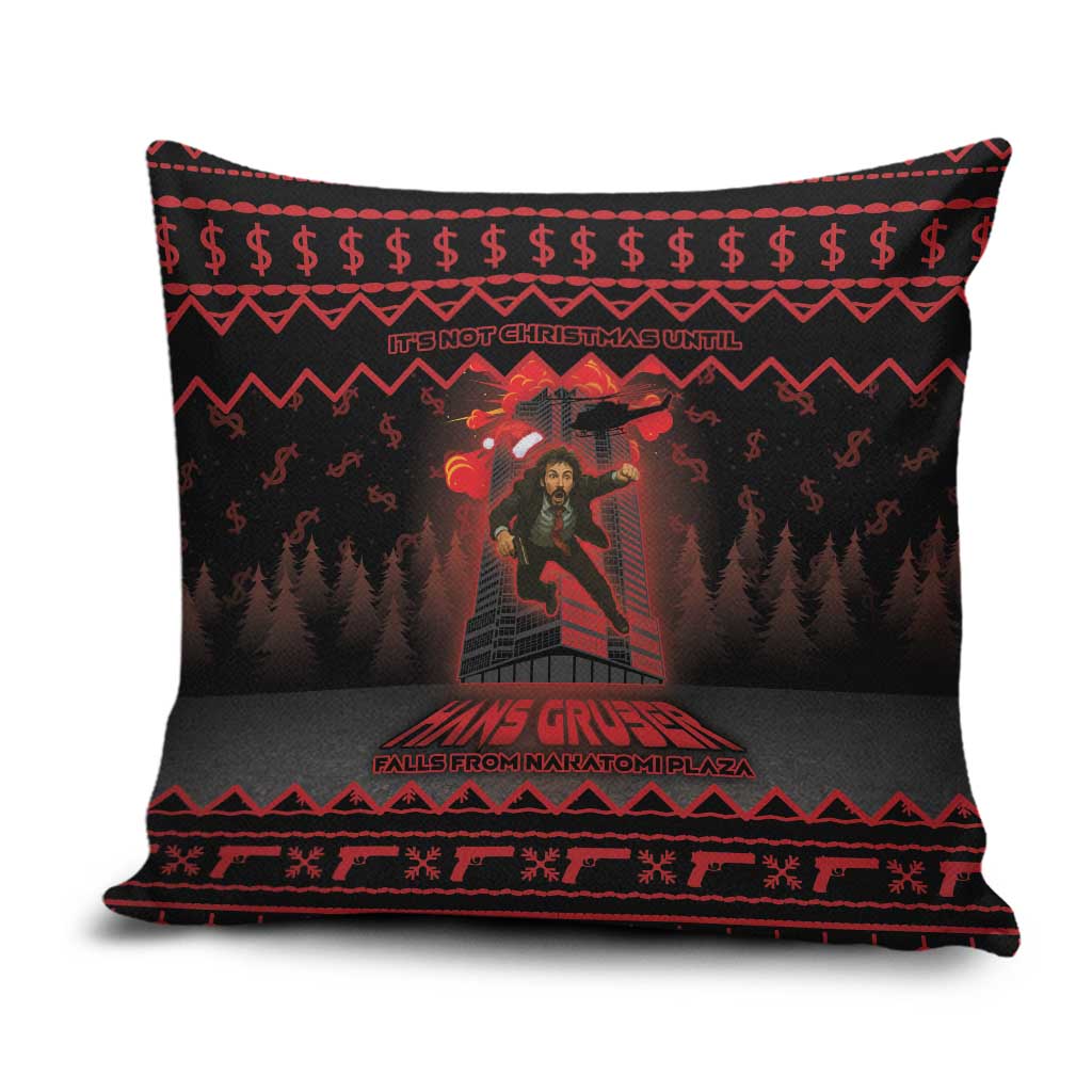 Xmas Eve 1988 Pillow Cover It Is Not Christmas Unil Hans Gruber Falls From Nakatomi Plaza - Wonder Print Shop