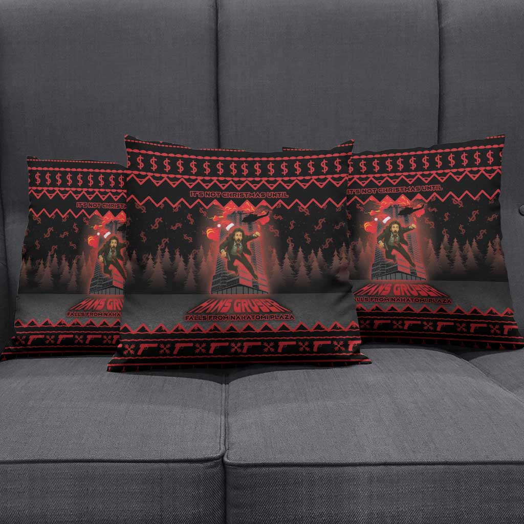 Xmas Eve 1988 Pillow Cover It Is Not Christmas Unil Hans Gruber Falls From Nakatomi Plaza - Wonder Print Shop