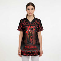 Xmas Eve 1988 Scrub Top It Is Not Christmas Unil Hans Gruber Falls From Nakatomi Plaza - Wonder Print Shop