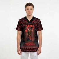 Xmas Eve 1988 Scrub Top It Is Not Christmas Unil Hans Gruber Falls From Nakatomi Plaza - Wonder Print Shop