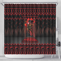 Xmas Eve 1988 Shower Curtain It Is Not Christmas Unil Hans Gruber Falls From Nakatomi Plaza - Wonder Print Shop