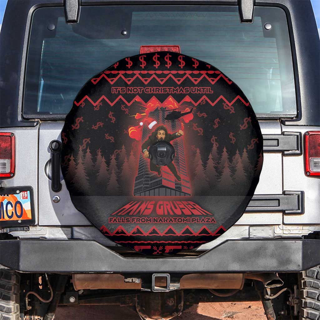 Xmas Eve 1988 Spare Tire Cover It Is Not Christmas Unil Hans Gruber Falls From Nakatomi Plaza - Wonder Print Shop