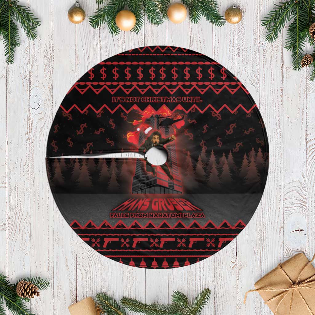 Xmas Eve 1988 Tree Skirt It Is Not Christmas Unil Hans Gruber Falls From Nakatomi Plaza - Wonder Print Shop