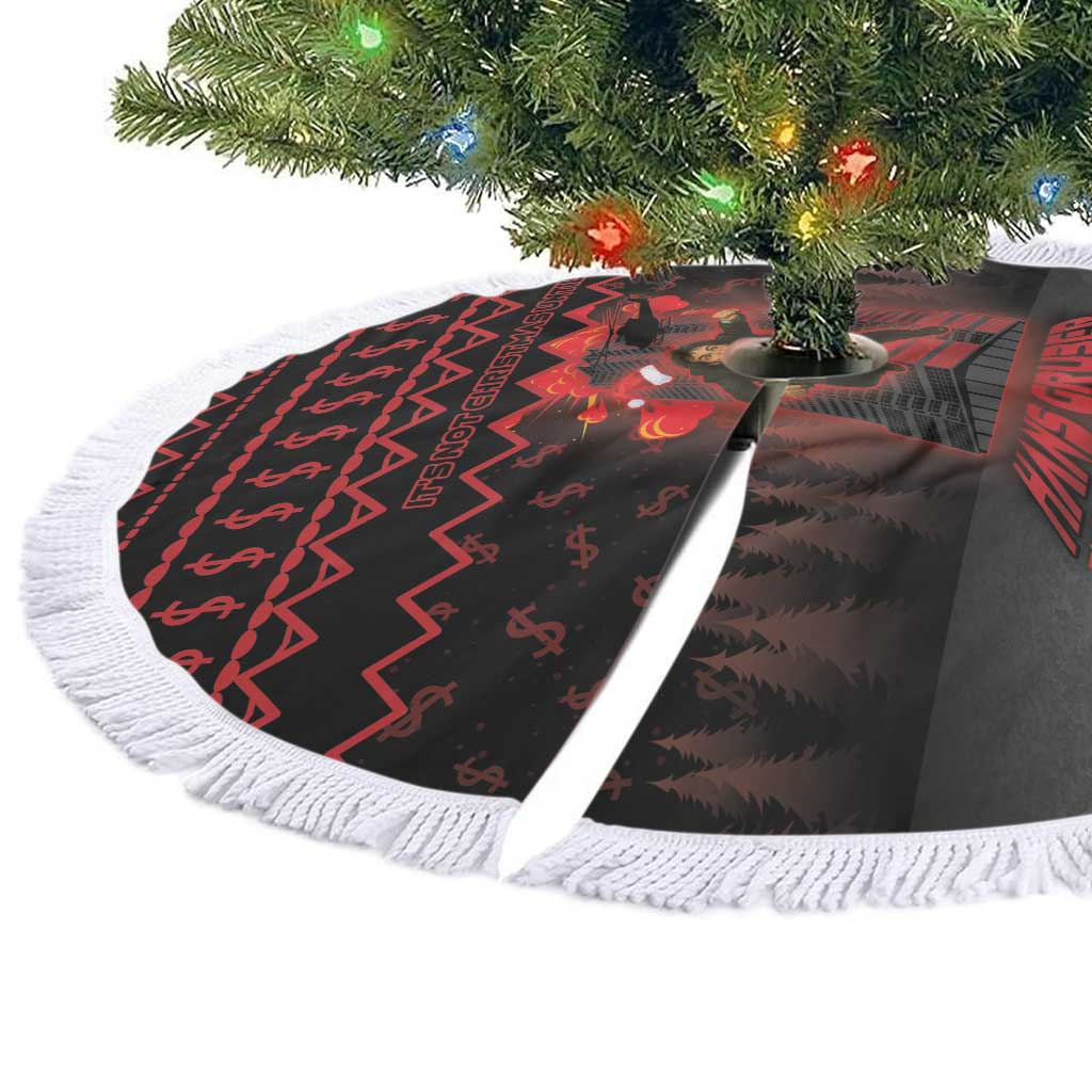 Xmas Eve 1988 Tree Skirt It Is Not Christmas Unil Hans Gruber Falls From Nakatomi Plaza - Wonder Print Shop