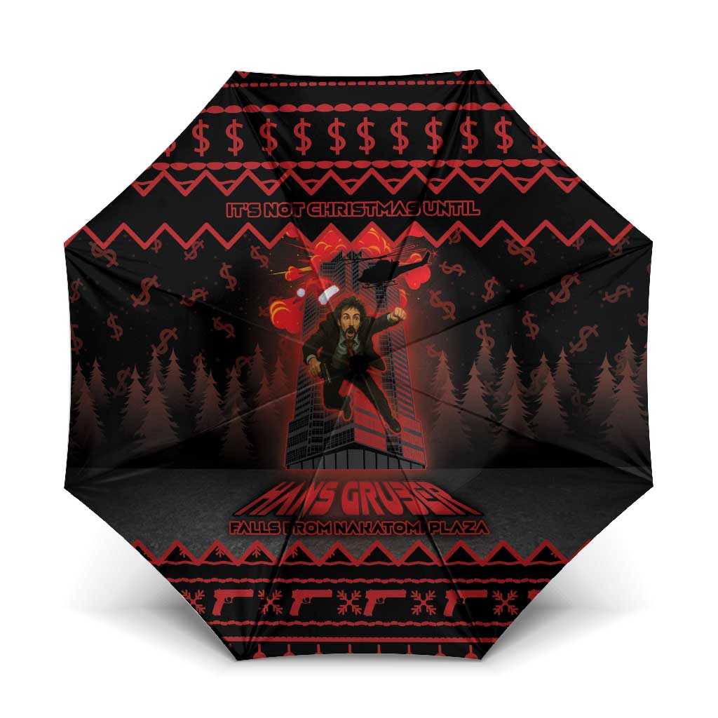 Xmas Eve 1988 Umbrella It Is Not Christmas Unil Hans Gruber Falls From Nakatomi Plaza - Wonder Print Shop