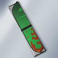 Braaap Christmas Auto Sun Shade Motocross Santa - Wonder Print Shop