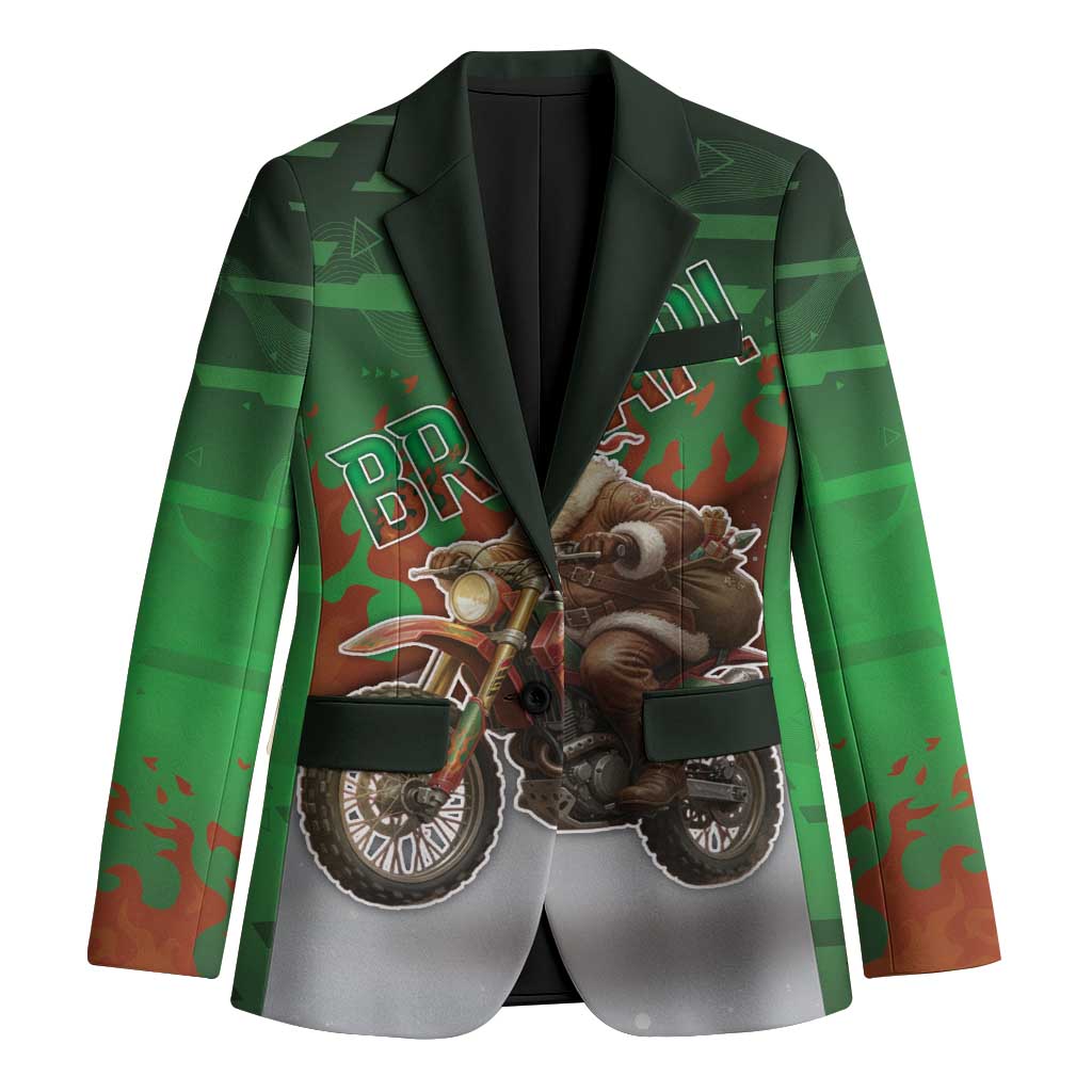 Braaap Christmas Blazer Motocross Santa - Wonder Print Shop