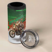 Braaap Christmas 4 in 1 Can Cooler Tumbler Motocross Santa - Wonder Print Shop