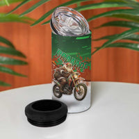 Braaap Christmas 4 in 1 Can Cooler Tumbler Motocross Santa - Wonder Print Shop