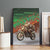Braaap Christmas Canvas Wall Art Motocross Santa - Wonder Print Shop